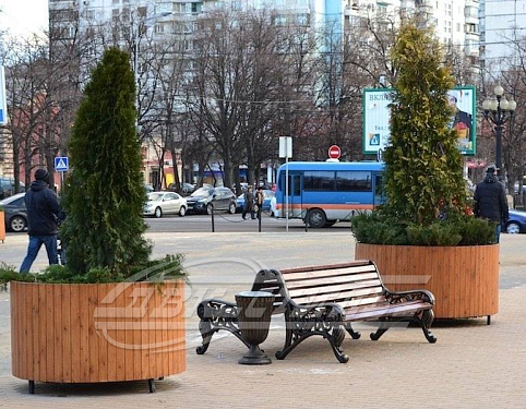 Скамейка чугунная «Тишь».  �11